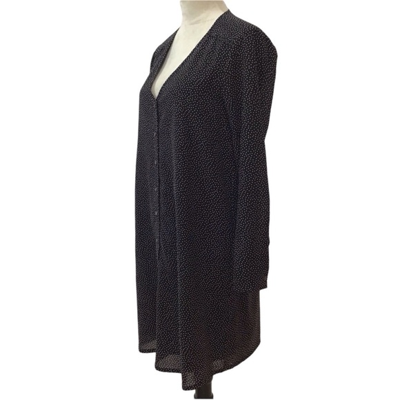 J Crew Black White Polka Dot Shift Dress  Size XS - Picture 4 of 11